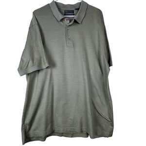 Daniel Cremieux Men's XL Green Double Mercerized Cotton‎ Polo Shirt